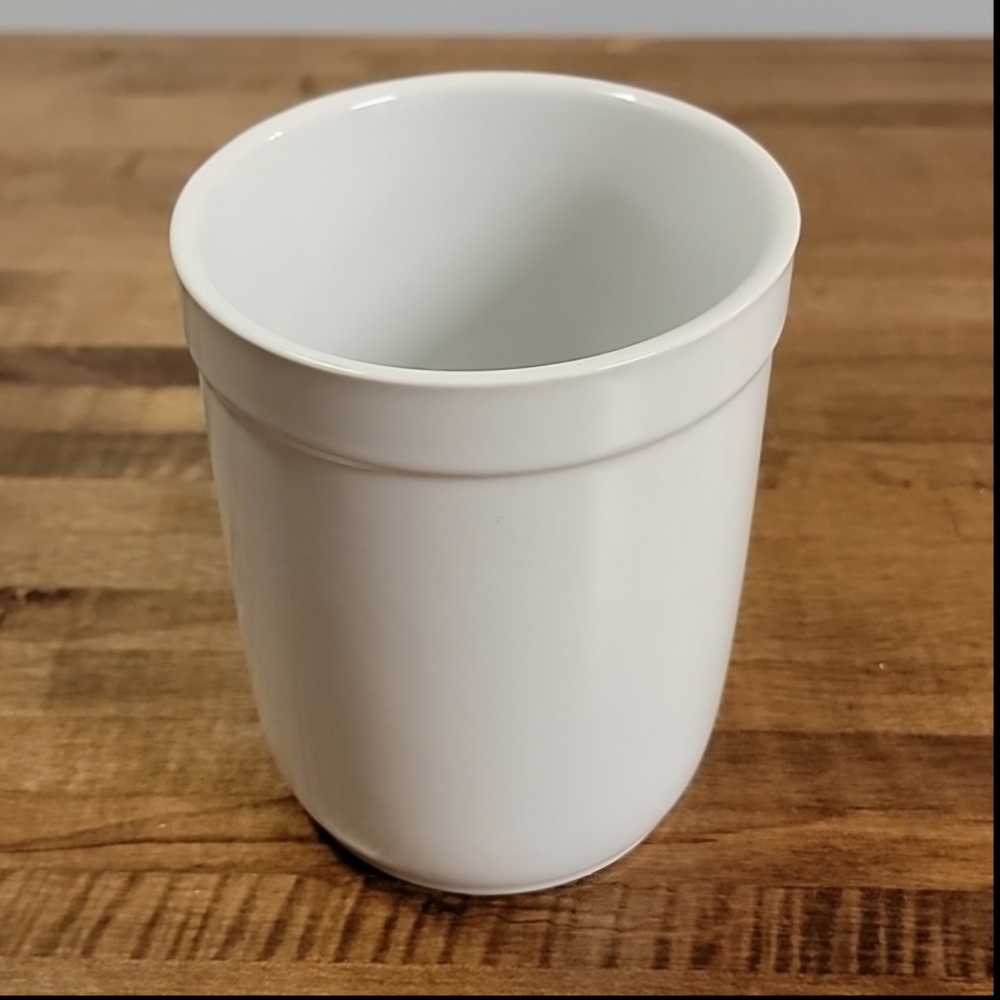White Farberware Ceramic Canister
